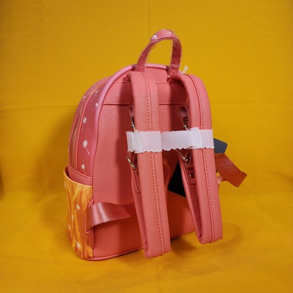 Loungefly Disney A Goofy Movie Max & Roxanne Dandelion Pink Mini Backpack NEW main image 7